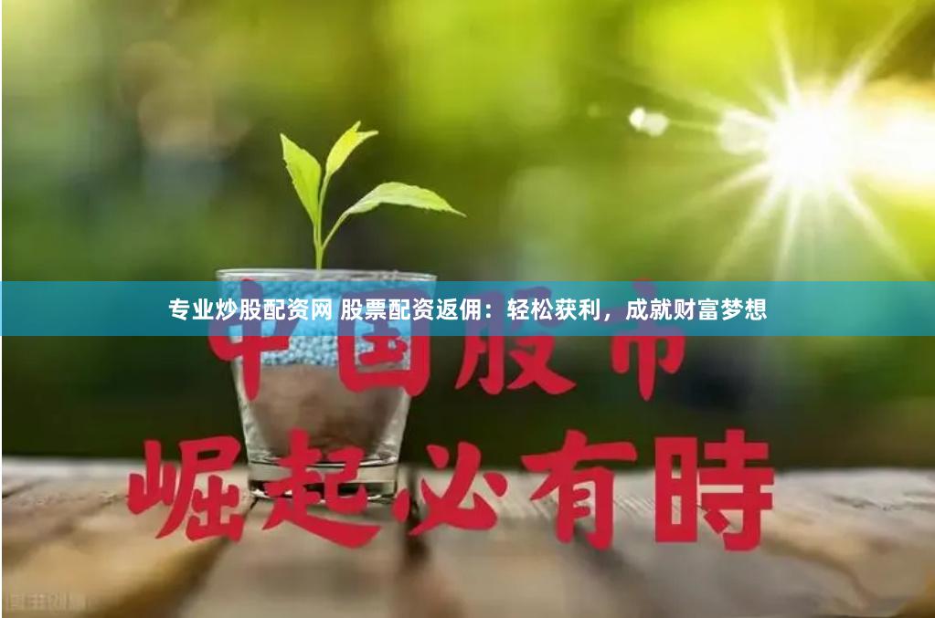 专业炒股配资网 股票配资返佣：轻松获利，成就财富梦想